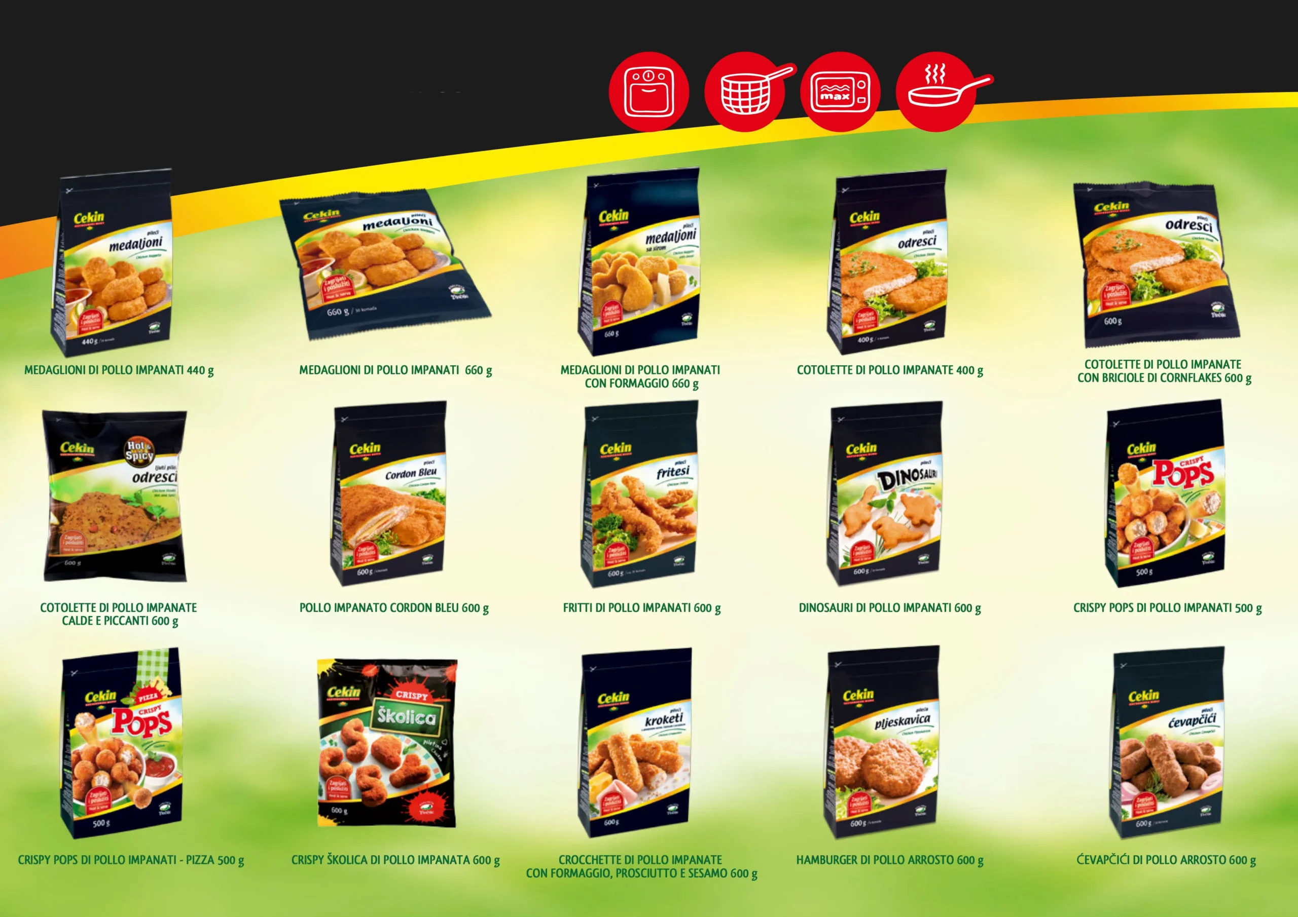 Linkfood - Catalogo Linkfood - Pollo impanato Cekin